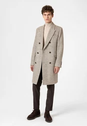 Antioch Wintermantel Yseult Beige/Braun/Grau