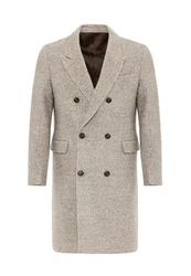 Antioch Wintermantel Yseult Beige/Braun/Grau