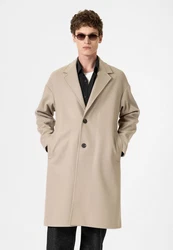 Antioch Wintermantel Ruben Beige/Braun/Khaki