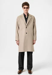 Antioch Wintermantel Ruben Beige/Braun/Khaki
