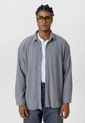 Dandalo Blusenshirt Manuel Hellgrau/Grau