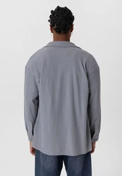 Dandalo Blusenshirt Manuel Hellgrau/Grau