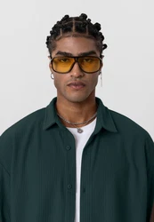 Dandalo Blusenshirt Manuel Dunkelgrün/Grün