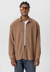 Dandalo Blusenshirt Manuel Braun/Beige