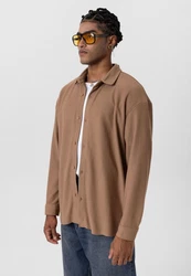 Dandalo Blusenshirt Manuel Braun/Beige