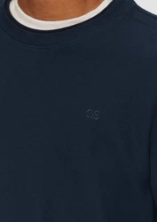 QS Shirt Dunkelblau/Schwarz