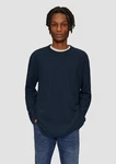 QS Shirt Dunkelblau/Schwarz