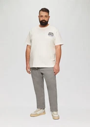 Stoffhose Phoenix: Jog-Pants mit Struktur Garment Dye
