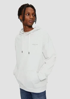 QS Sweatshirt Hoodie mit Frontdruck Artwork