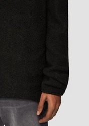 QS Pullover mit Rollkante Schwarz