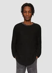QS Pullover mit Rollkante Schwarz
