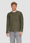 QS Pullover mit Rollkante Dunkelgrün/Khaki