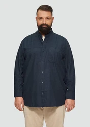s.Oliver Langarmhemd Regular Fit Dunkelblau/Blau/Rot/Hellblau