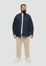 s.Oliver Langarmhemd Regular Fit Dunkelblau/Blau/Rot/Hellblau