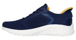 Skechers BOBS SQUAD CHAOS-SOLID STEP Slip-On Sneaker Hellblau/Dunkelblau
