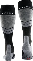 FALKE Skisocken SK4 Schwarz/Grau/Dunkelgrau/Grün