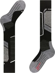 FALKE Skisocken SK4 Schwarz/Grau/Dunkelgrau/Grün