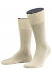 FALKE Socken No. 9 Pure Fil d'Ecosse (1-Paar) Khaki/Weiß/Beige