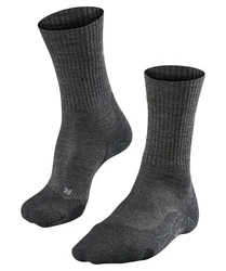 FALKE Wandersocken TK2 Wool Dunkelgrau/Grau/Schwarz