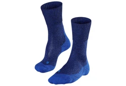 FALKE Socken TK1 Wool Blau/Dunkelblau
