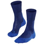 FALKE Socken TK1 Wool Blau/Dunkelblau