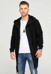 Strickjacke JAROMIR mit kuscheliger Kapuze