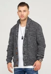 behype Strickjacke MIKITA Grau/Hellblau/Hellgrau/Dunkelgrau/Schwarz/Grün