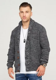 Strickjacke MIKITA mit Schalkragen