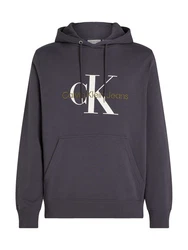 Calvin Klein Jeans Kapuzensweatshirt SEASONAL MONOLOGO REGULAR HOODIE Lila/Dunkelgrau/Dunkelblau/Blau