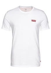 LEVI'S T-Shirt '2 Pack Crewneck Graphic' rot/schwarz/weiß