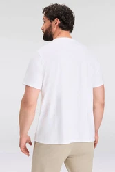 Levi's Big & Tall Shirt 'Original Housemark Tee' Weiß/Schwarz