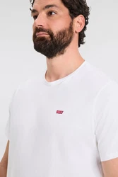 Levi's Big & Tall Shirt 'Original Housemark Tee' Weiß/Schwarz
