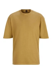 BOSS T-Shirt Dye Braun/Khaki/Beige/Gelb