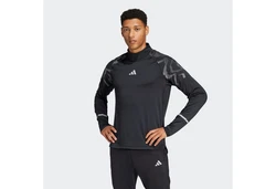 adidas Performance Rollkragenshirt ULT HIVIS Schwarz/Dunkelgrau/Grau