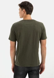 camel active Henleyshirt Dunkelgrün