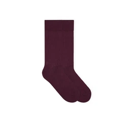 von Jungfeld Einfarbige Gerippte Socken mehrfarbig