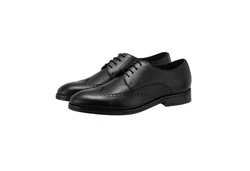 JOOP! Herren Lace Up Pero Kleitos Brogue Sneaker Schwarz/Hellblau