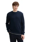 TOM TAILOR Denim 2-in-1 Langarmshirt Dunkelblau/Hellblau/Blau