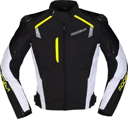 Modeka Motorradjacke Lineos Gelb/Rot