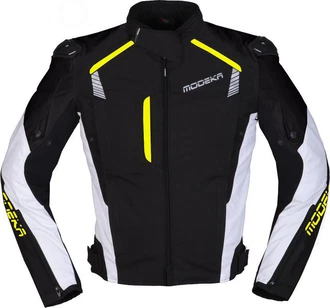 Modeka Motorradjacke Lineos Gelb/Rot