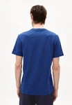 Armedangels T-Shirt JAAMES STRUCTURE Blau/Dunkelblau/Hellblau