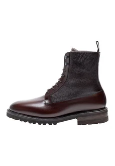 Henry Stevens Winston Schnürboots Bordeaux/Dunkelrot/Braun/Dunkelbraun