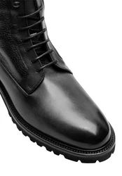 Henry Stevens Winston Schnürboots Schwarz