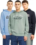 Jack & Jones Kapuzensweatshirt Logoprint Blau/Türkis