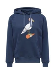 Derbe Sweatshirt Hoodie Sturmmöwe marine/hellbraun/pastellrot/wei
