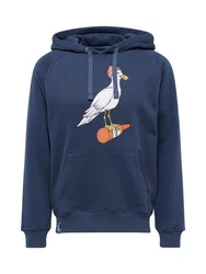 Derbe Sweatshirt Hoodie Sturmmöwe marine/hellbraun/pastellrot/wei