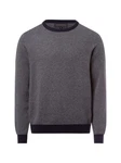 Finshley & Harding Strickpullover Dunkelblau/Dunkelgrau/Grau