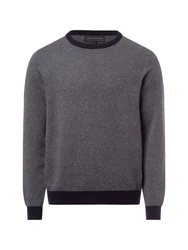 Finshley & Harding Strickpullover Dunkelblau/Dunkelgrau/Grau