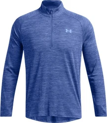 Under Armour Longsleeve Ua Tech Textured 1/2 Zip Rot/Hellblau/Blau/Dunkelblau