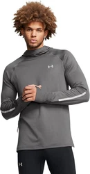 Under Armour Hoodie UA Launch Elite CW Hoody Dunkelgrau/Grau/Rot